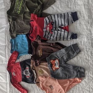 Baby boy lot of 8 outfits